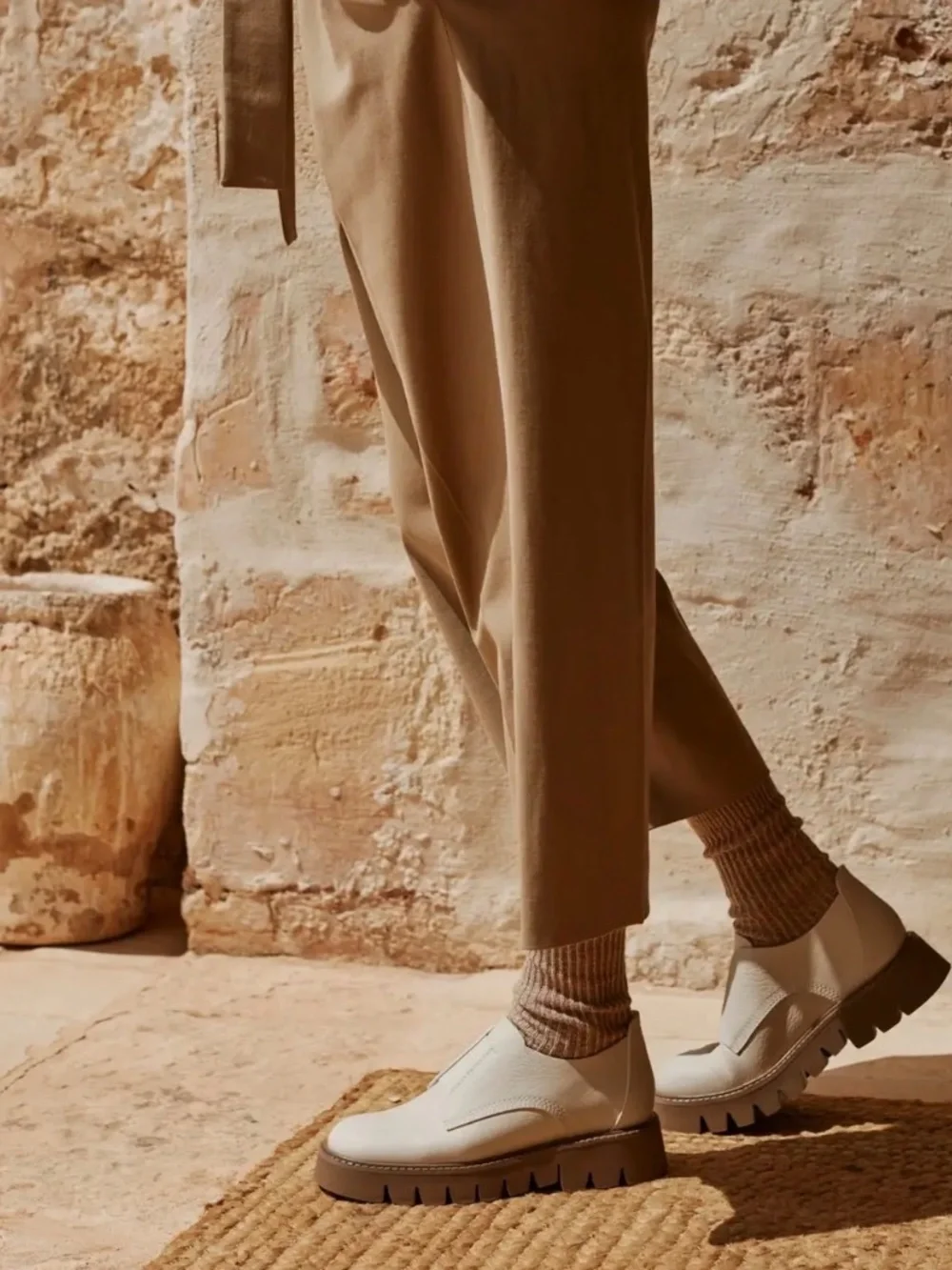 Pedro Garcia Silvia Shoes size 37.5 in basmati white